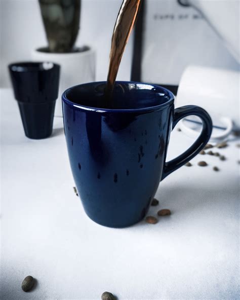Cups of Magik Sapphire Blue Glossy Coffee Mug – Cups Of Magik