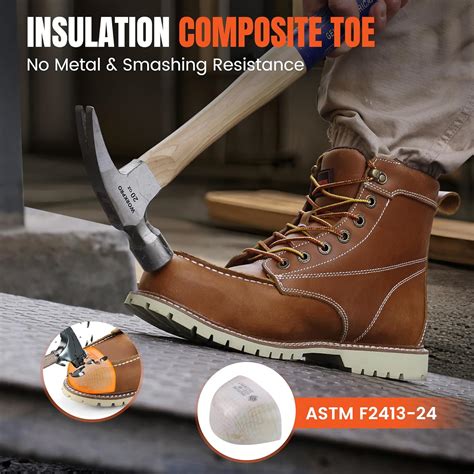 DURAWERK Men's Composite Toe Work Boots, Non-Slip India | Ubuy