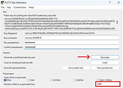 Image result for Putty Generate SSH Key