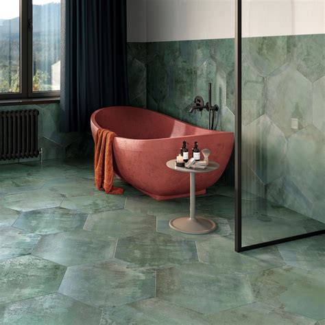 Teal Floor Tile
