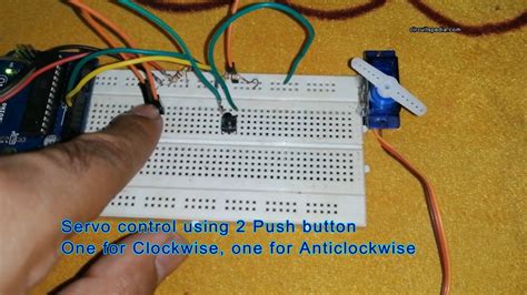 Image result for Push Button Servo Code
