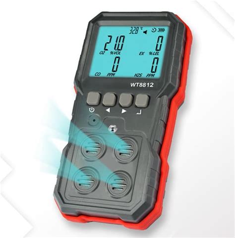 LABART 4-Gas Detector | Multi-Gas Monitor for CO, H2S, LEL, O2 ...