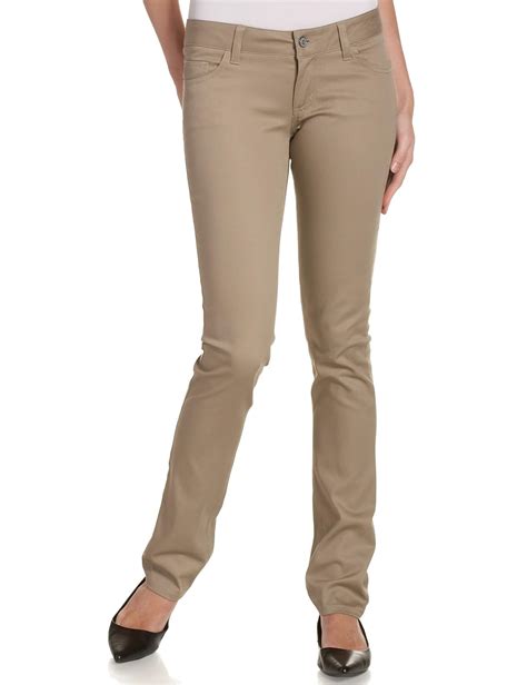For a top that is loose. | Skinny khaki pants, Khaki pants women ...
