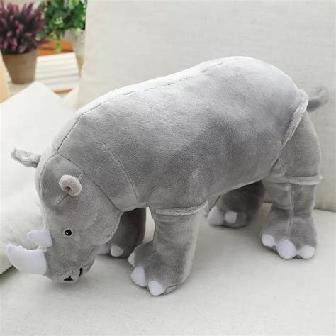 Buy Cherubs Cute Huggable Rhino Animal Plush Toy Kids Girls Valentines ...