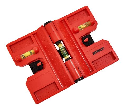 Amtech P4875 Adjustable Post Level, Magnetic and Durable with 3 Spirit ...