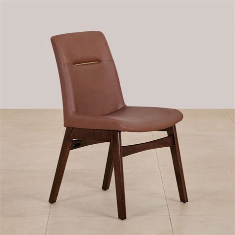 Buy (Refurbished) New Valencia Set of 2 Faux Leather Dining Chairs ...