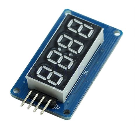 TM1637 4 Bits Digital Tube LED Display Module With Clock Display for ...