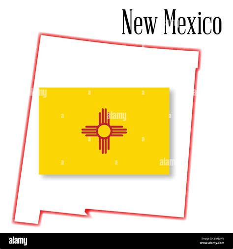 New mexico us state flag hi-res stock photography and images - Alamy
