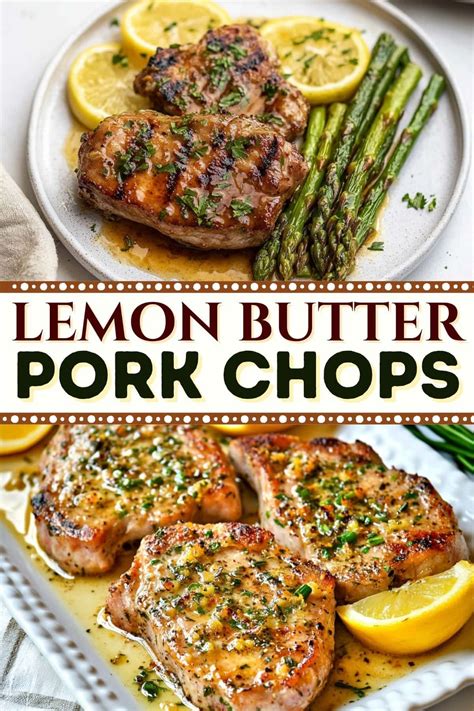 Savory Lemon Butter Pork Chops | Recipe in 2025 | Pork chop dinner ...
