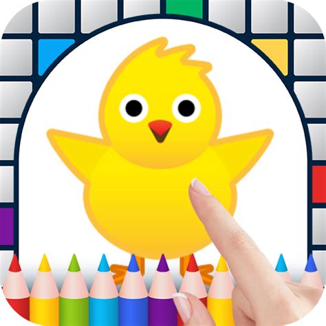 Cute Baby Chickens Color by Number - Free Pixel Art Game - Coloring ...