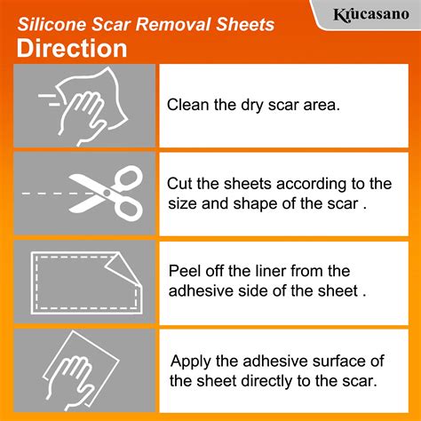 Professional Silicone Scar Sheets, Silicone Scar Removal Sheets for ...