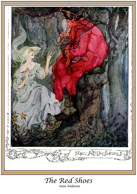 THE RED SHOES | Ilustraciones para cuentos de hadas, Hadas ...