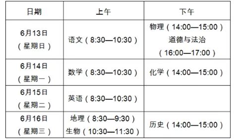 2022泰安中考时间公布_初三网