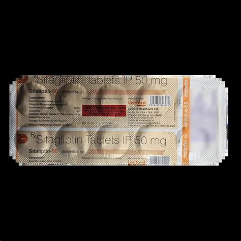 SITALIPTIN 50MG TABLET 10'S Price, Uses, Side Effects & Substitutes ...