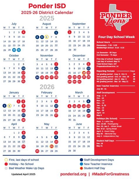 Prosper Isd 2025-2026 Calendar - Free Printable Calendar