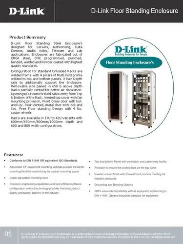 Network Enclosure - NFR-27U-6065-BL-SK Floor Mount Rack Distributor ...