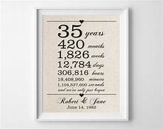 35 Years Wedding Anniversary Gift by 35 Years Together 35th Anniversary Gift For Husband 35 Years Wedding Anniversary Gift