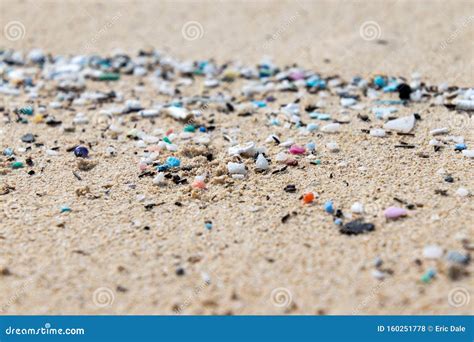 Micro Plastics Washing Ashore on the Beach in Hawaii, United States of ...