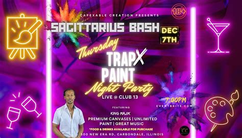 TRAP X PAINT NIGHT PARTY- CARBONDALE, IL, 500 New Era Rd, Carbondale, 7 ...