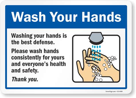 Hand Washing & Hand Hygiene Signs are in stock and will ship in one day.