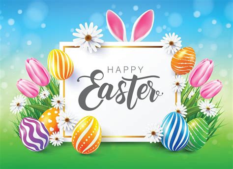 Download Happy Easter Desktop Card Wallpaper | Wallpapers.com