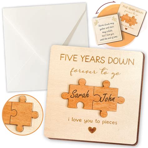 5th Year Wedding Anniversary Gifts