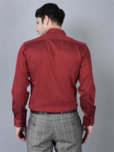 CANOE MEN Formal Shirt Color Cotton Fabric Button Closure – CANOE TRENDS