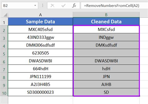 Image result for How to Remove Numeric Values in Excel