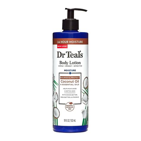 Dr Teal's Body Lotion Moisture Nourishing with Coconut Oil & Essential ...