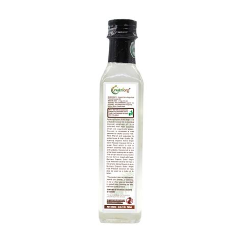 Buy NUTRIORG CERTIFIED ORGANIC EXTRA VIRGIN COCONUT OIL 250 ML Online ...