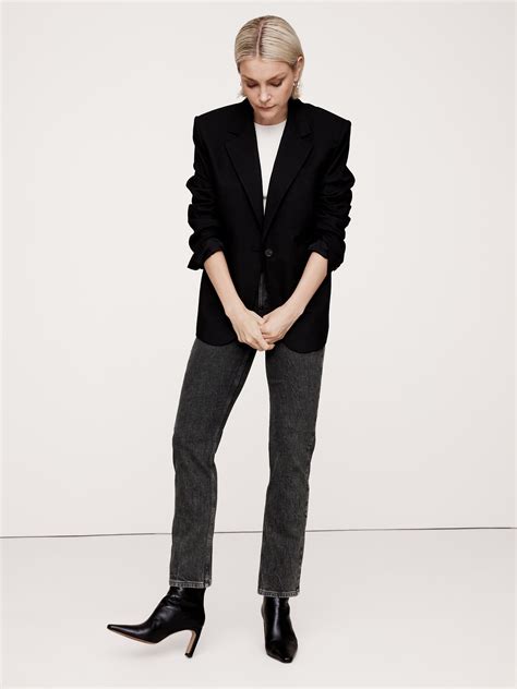 High-Rise Straight Jean | Banana Republic