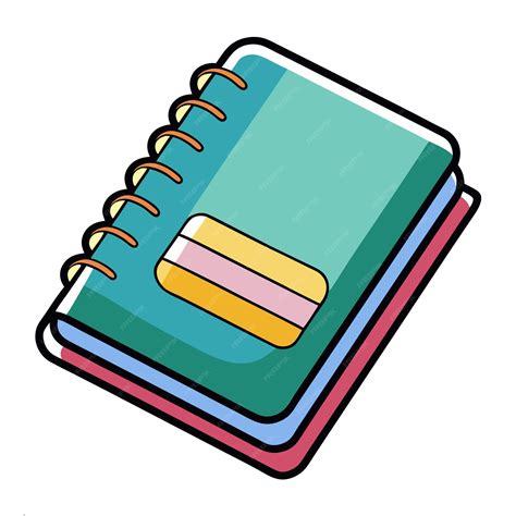Notebook clipart vector art and illustration | Premium AI-generated vector