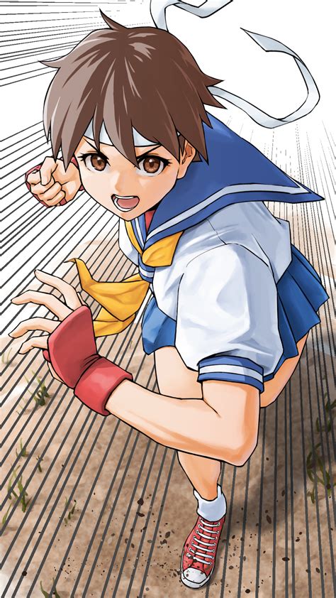 Kasugano Sakura - Street Fighter - Image by X Chitch #4107357 ...