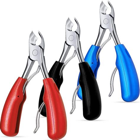Buy 3 Pieces Thick Ingrown Toe Nail Clippers Slanted Edge Toenail ...