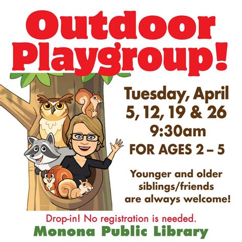 April Adventures with Monona Public Library