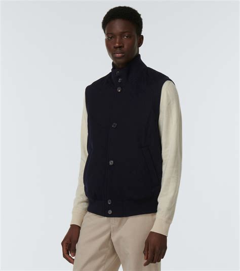 Loro Piana - Carry reversible cashmere vest Loro Piana