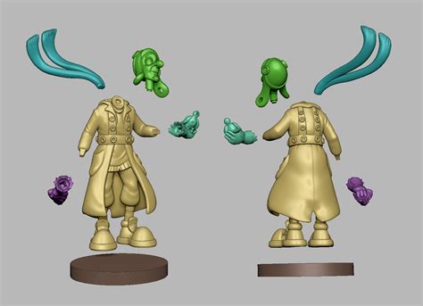 STL file PIGEON MAN - HEY ARNOLD FanART 👨 ・Design to download and 3D ...