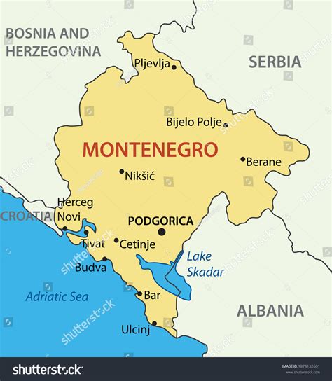 Montenegro Map