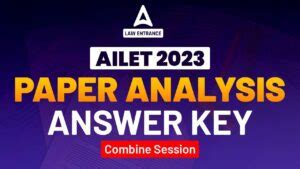 AILET Answer Key 2023, NLU Delhi Exam Question Paper PDF
