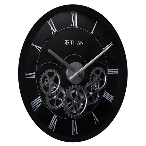 Buy Online Titan Clocks - Gears of Time - Black - w0115pa01 | Titan