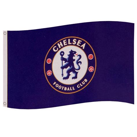 Chelsea FC Flag CC 5ft x 3ft - Official Supporters Football Gift
