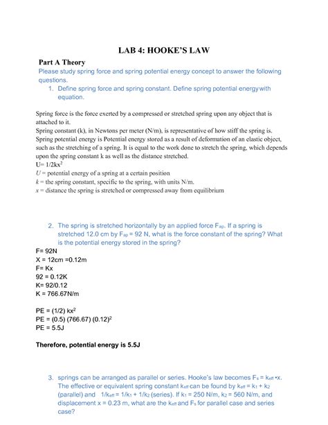 Image result for Spring Constant Lab