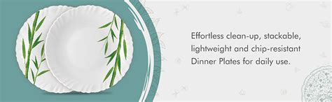 Buy CELLO Imperial Bamboo Groove Dinner Plate, 11inch Full Plate, Set ...