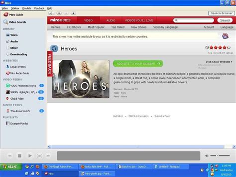 Miro 3.0.3 [Download of the Day]