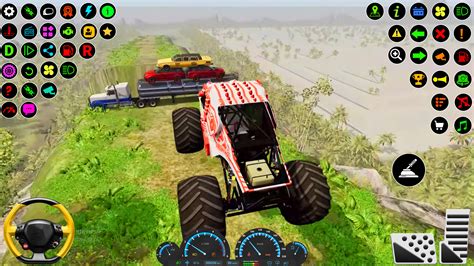 4x4 Driving Monster Truck Game