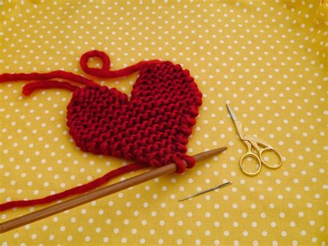 Image result for Simple Knitted Heart Pattern