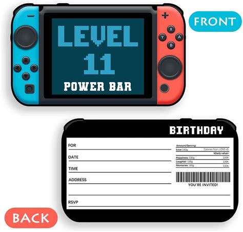 Rifyue Video Game Party Invitations with Envelopes, India | Ubuy