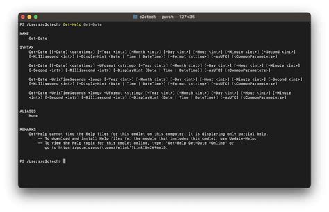 PowerShell Help Command 的图像结果