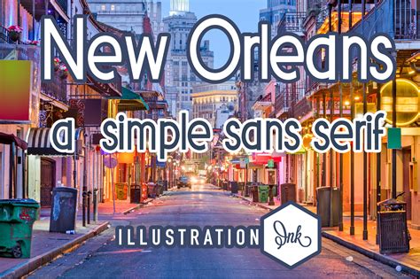 New Orleans Font by Illustration Ink · Creative Fabrica