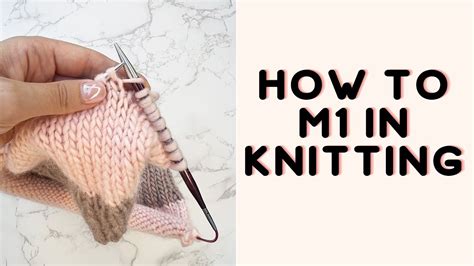 Image result for M1 Knitting Tutorial